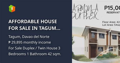 affordable house and lot for sale in tagum|Property for Sale in Tagum, Davao del Norte .